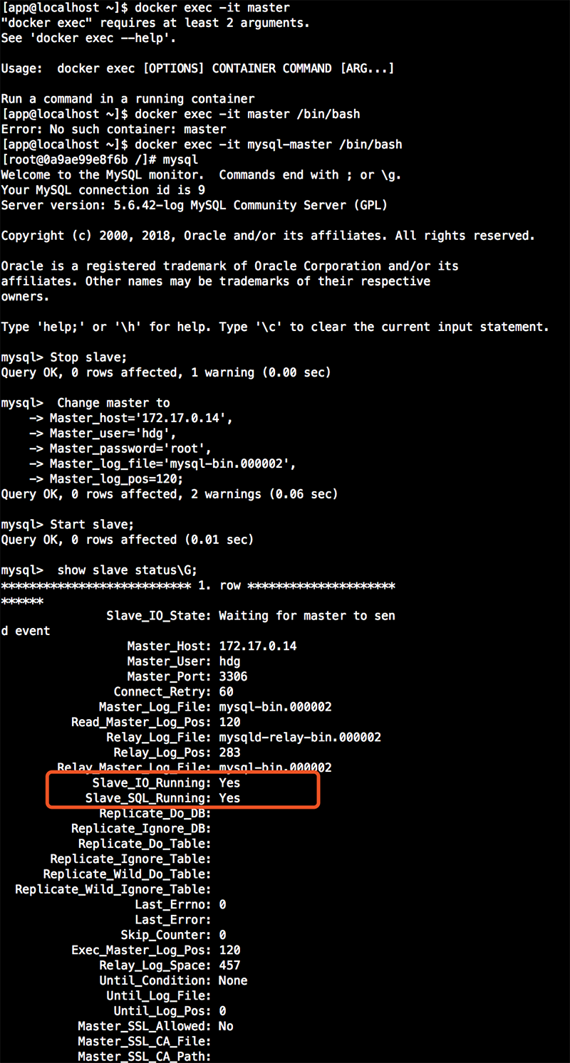 在之前的主机上进行从机操作